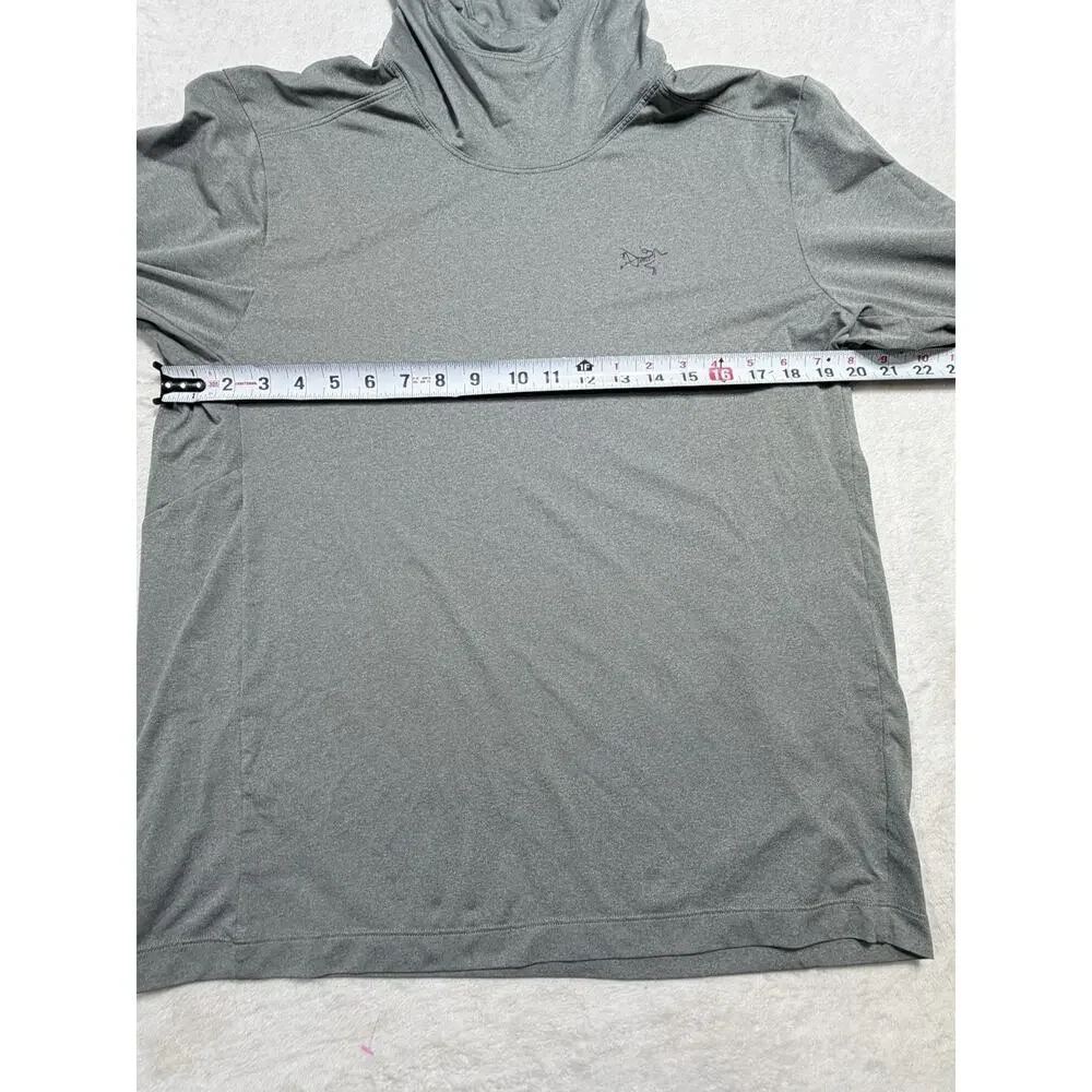 Arc'teryx Remige Hoody Men's Sz Med Grey Sun Hoodie Hiking Gorpcore Minimalist - Picture 5 of 11